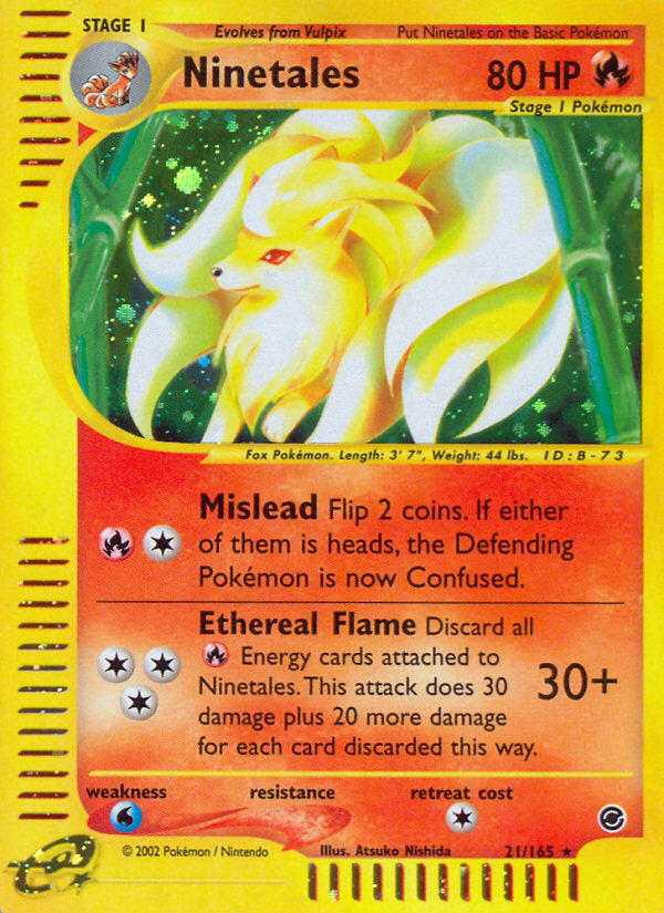 E-Series Expedition Holo Ninetails #21/165